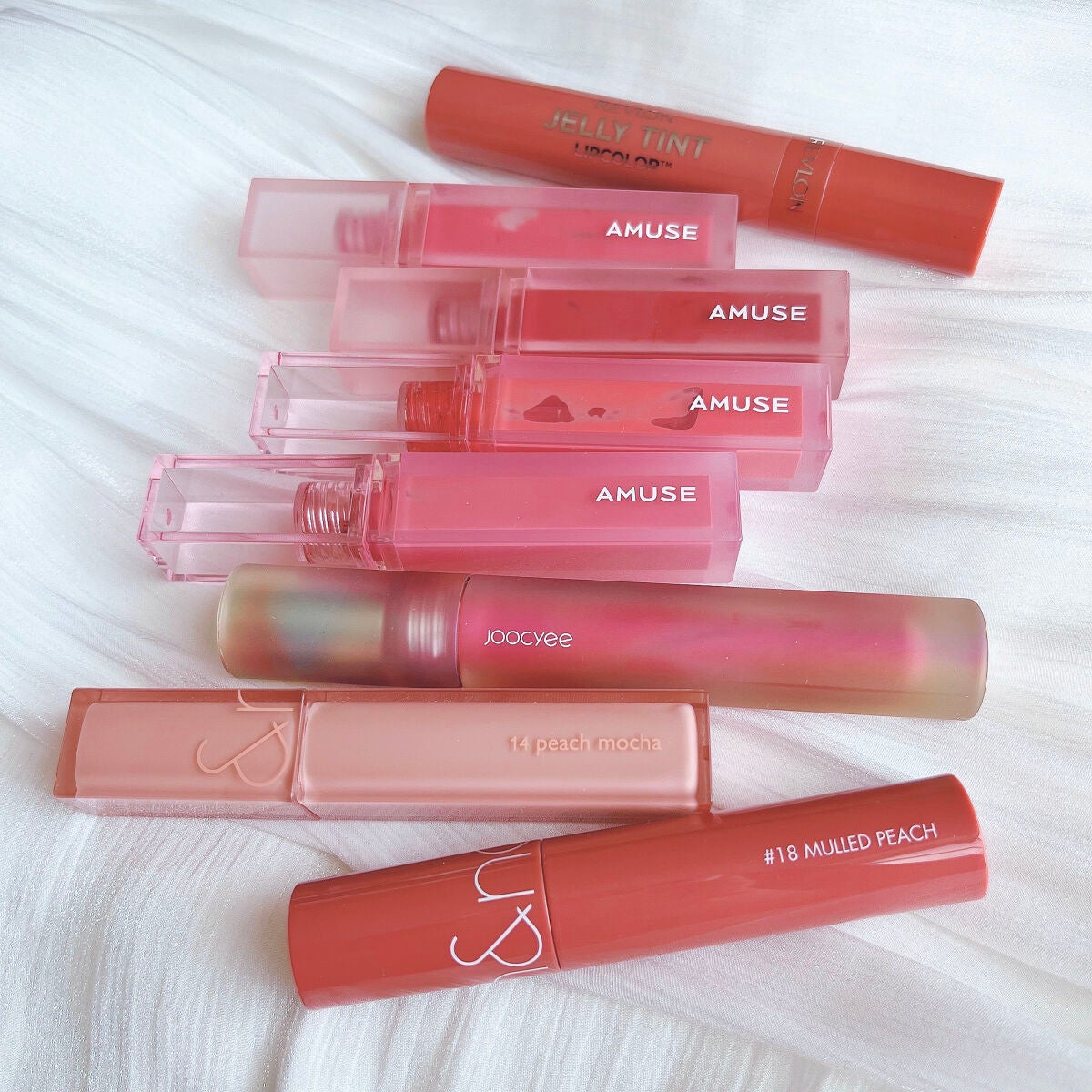 ジューシーラスティングティント/rom&nd/リップティントを使ったクチコミ(2枚目)