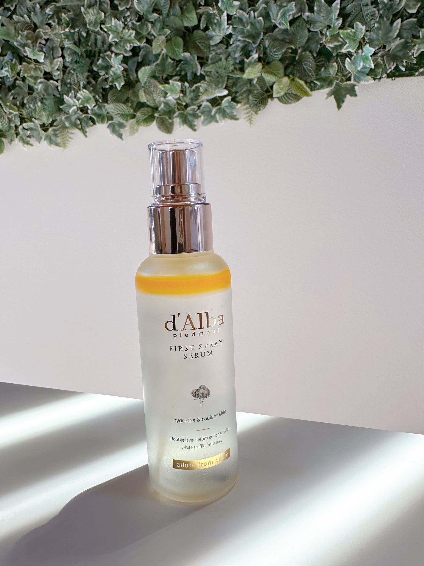 ダルバ ホワイトトリュフファーストスプレーセラム/ダルバ/ミスト状化粧水を使ったクチコミ(2枚目)