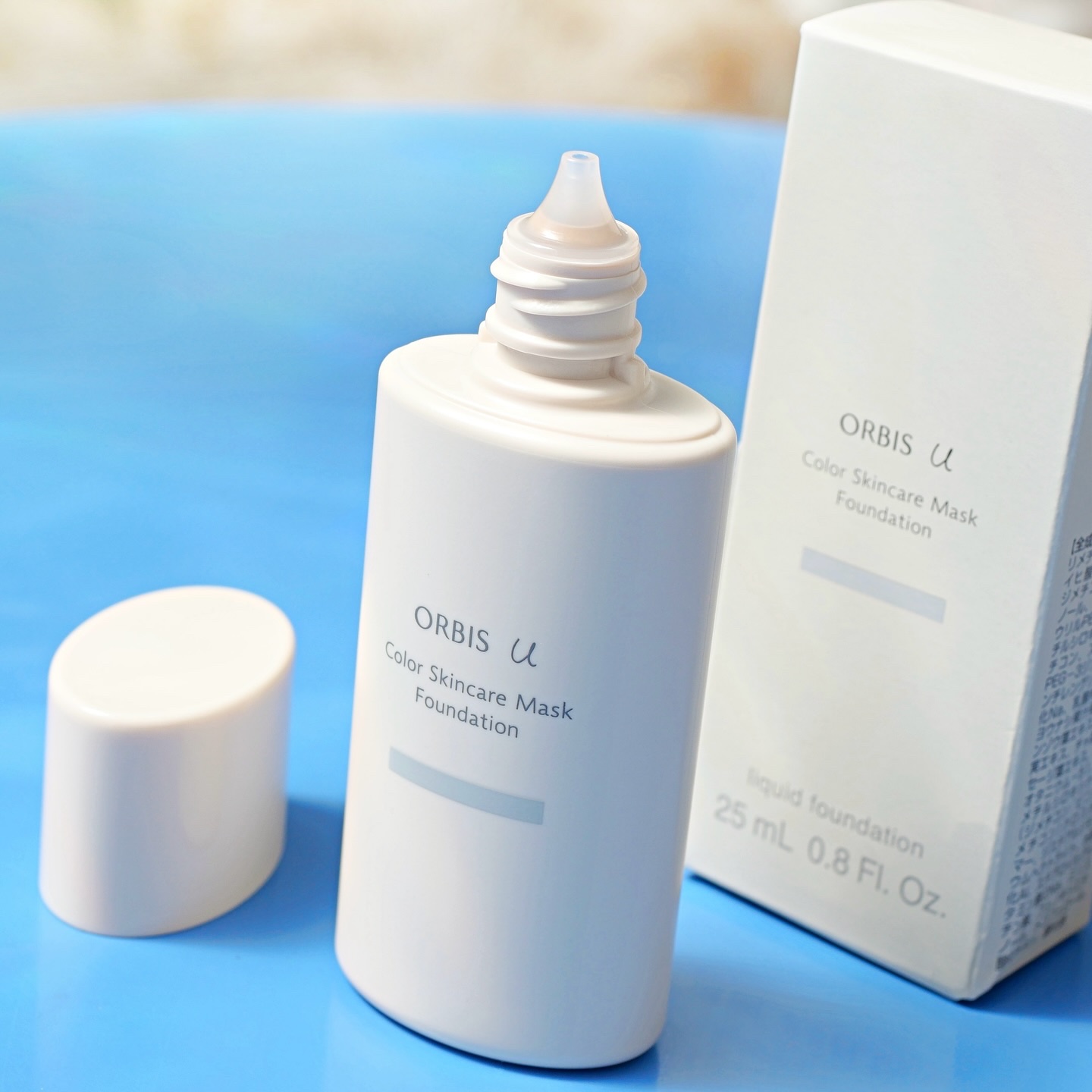 オルビスユー カラースキンケアマスク ファンデーション ナチュラル 03/オルビス/リキッドファンデーションを使ったクチコミ（2枚目）