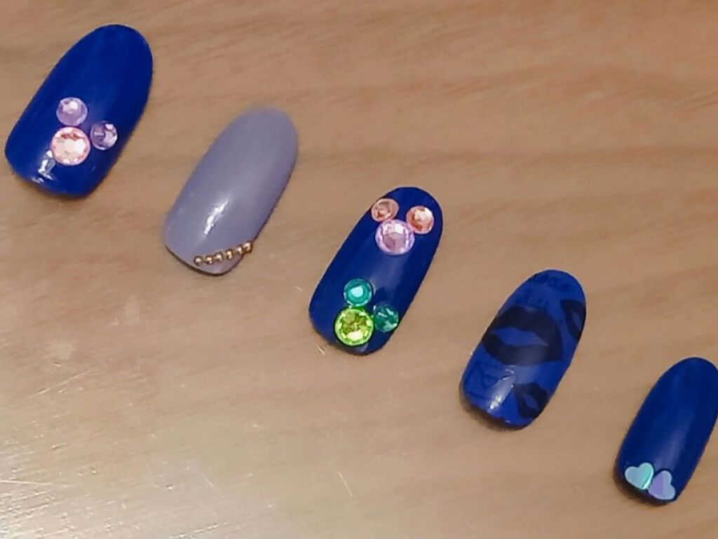 クレヨン ネイルスタンプ スタンパーセット ポイントタイプ/キャンドゥ/ネイル用品を使ったクチコミ（3枚目）