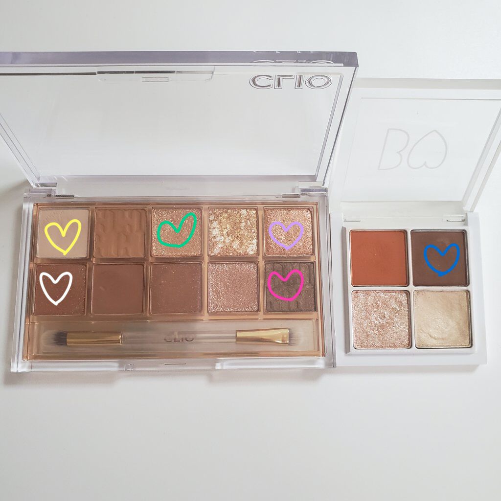 THE アイパレR/b idol/アイシャドウパレットを使ったクチコミ（2枚目）