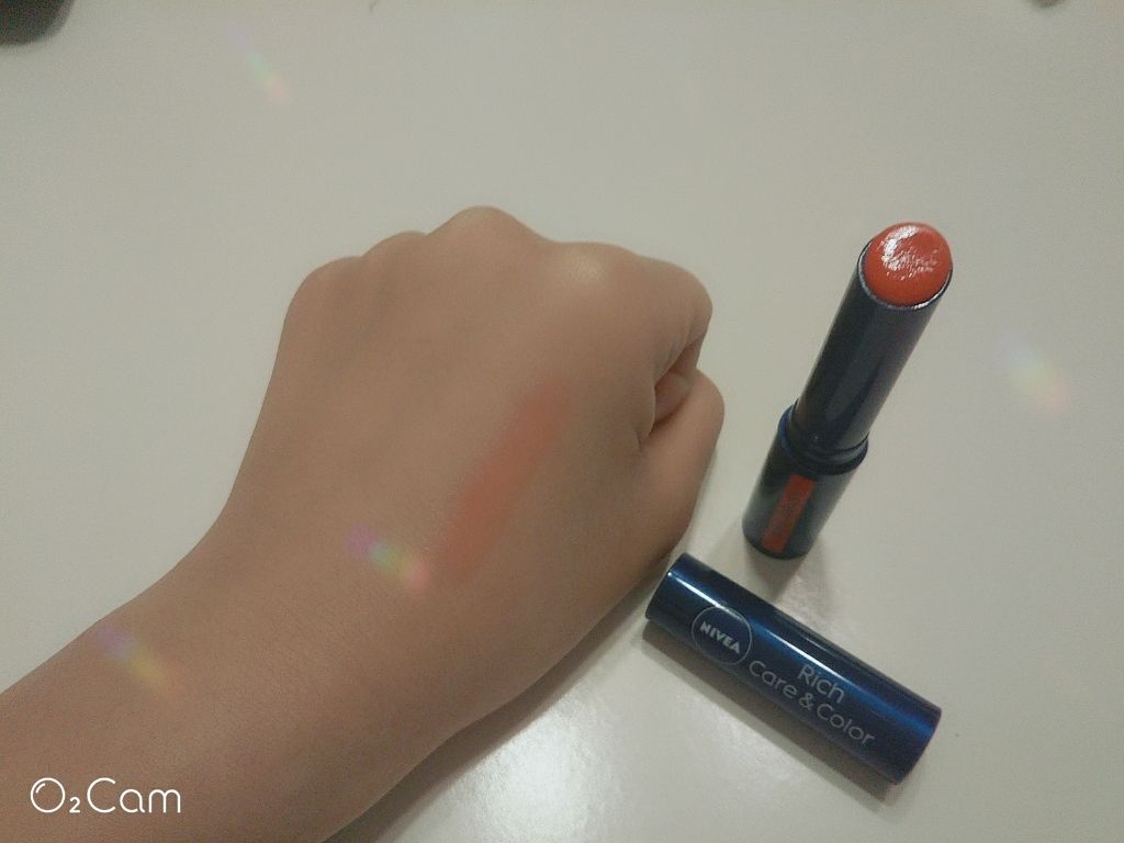 ニベア リッチケア&カラーリップ/ニベア/リップクリームを使ったクチコミ(2枚目)