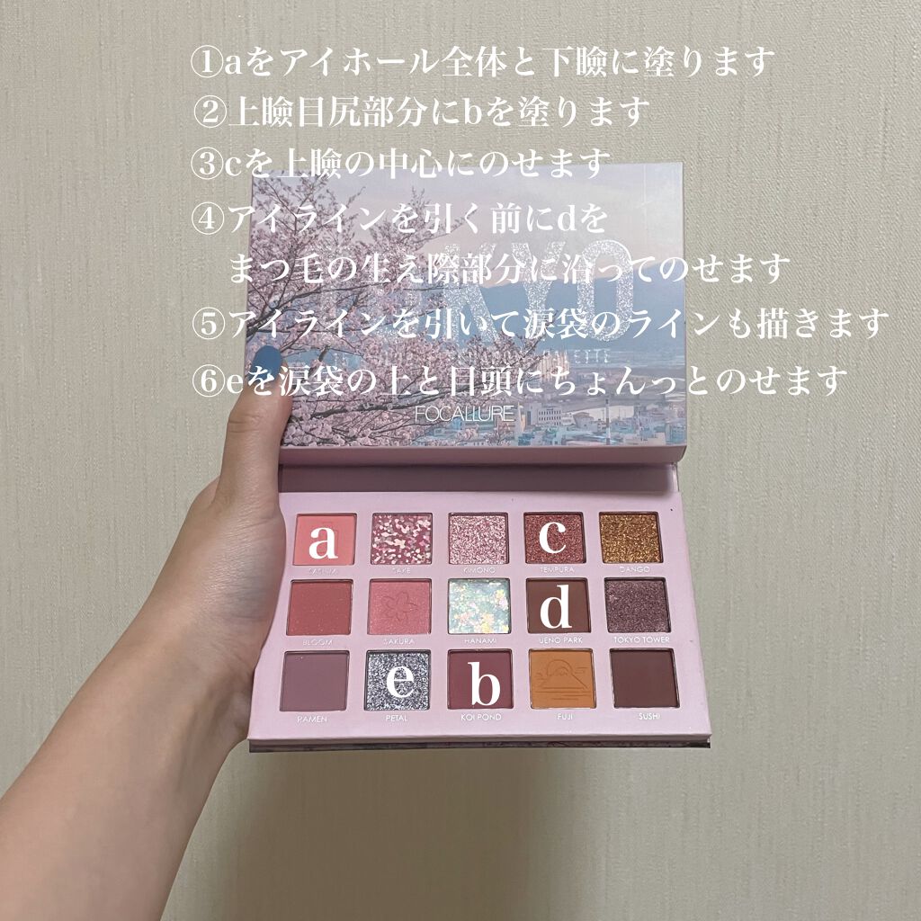 GO TRAVEL 15色アイシャドウパレット/FOCALLURE/アイシャドウパレットを使ったクチコミ(2枚目)