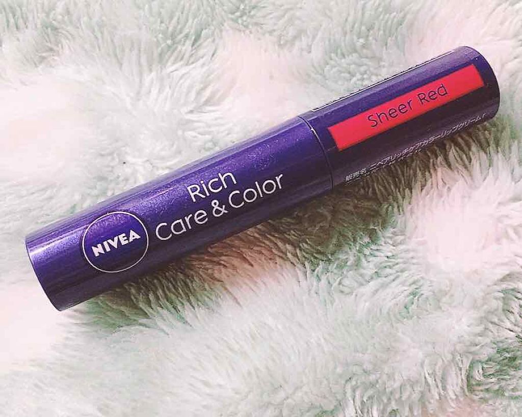 ニベア リッチケア＆カラーリップ/ニベア/リップクリームを使ったクチコミ（1枚目）