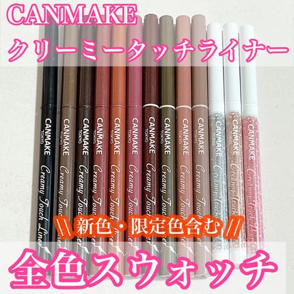 クリーミータッチライナー/キャンメイク/ジェルアイライナーを使ったクチコミ(1枚目)