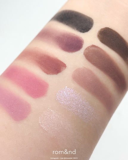 ベターザンパレット/rom&nd/アイシャドウパレットを使ったクチコミ(5枚目)