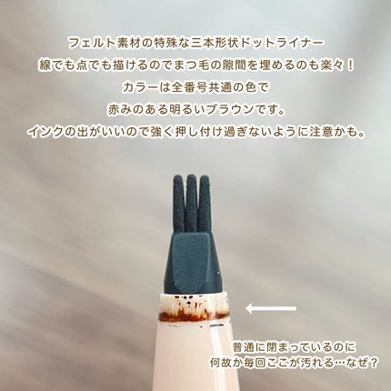 仕込みアイライナー /Fujiko/リキッドアイライナーを使ったクチコミ(4枚目)