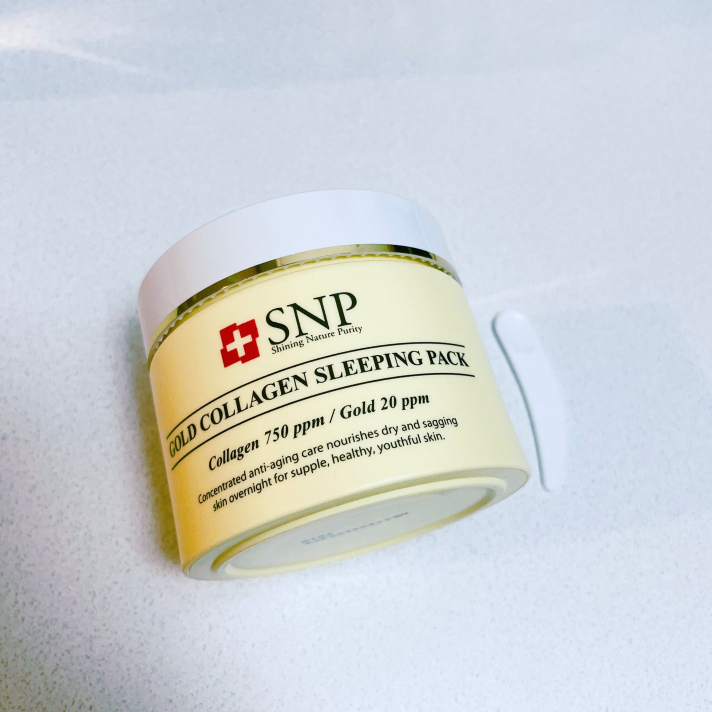 SNP ゴールド コラーゲン スリーピング パック/SNP/シートマスク・パックを使ったクチコミ(1枚目)