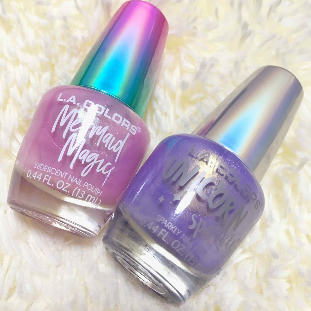 ユニコーンスパークルマニキュア/サンキューマート/マニキュアを使ったクチコミ（1枚目）