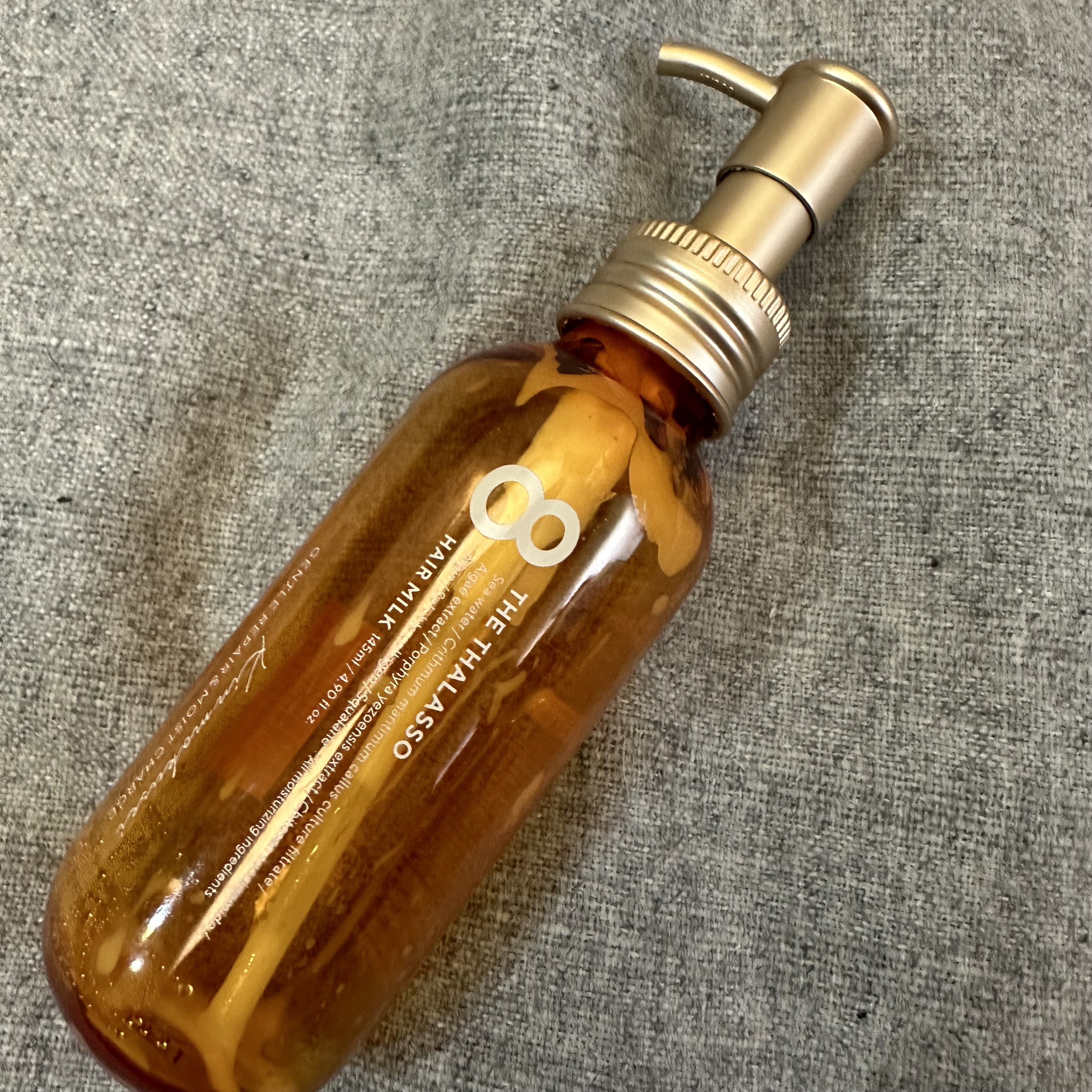 ジェントルリペア＆モイストチャージ 美容液ヘアミルク キンモクセイの香り /エイトザタラソ/ヘアミルクを使ったクチコミ（1枚目）