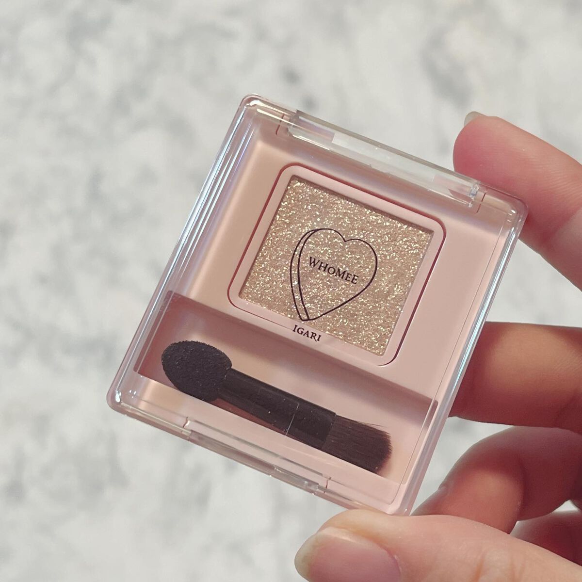 フーミー シングルラメシャドウ/WHOMEE/単色アイシャドウを使ったクチコミ（2枚目）