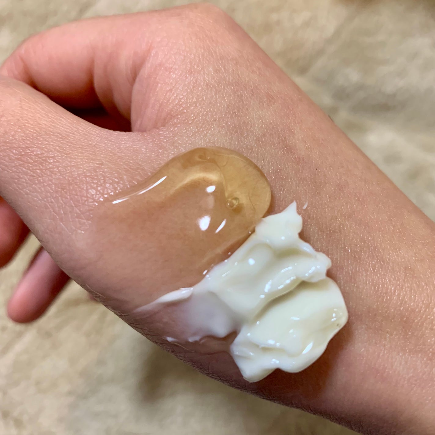 ホワイトトリュフダブルセラムアンドクリーム/ダルバ/フェイスクリームを使ったクチコミ(3枚目)