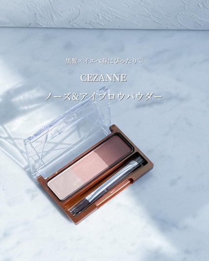 ノーズ&アイブロウパウダー/CEZANNE/パウダーアイブロウを使ったクチコミ(1枚目)