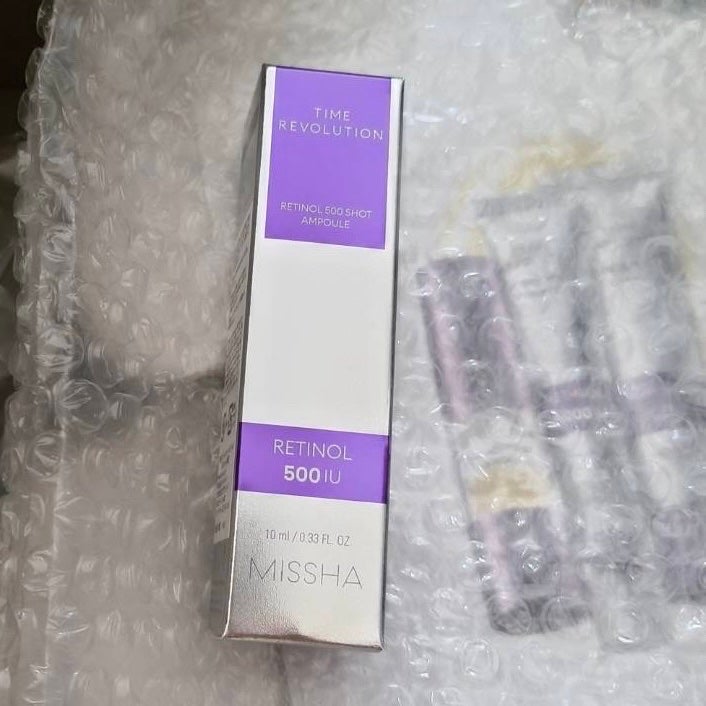 ミシャ タイムレボリューション レチ500ショット美容液/MISSHA/美容液を使ったクチコミ(1枚目)