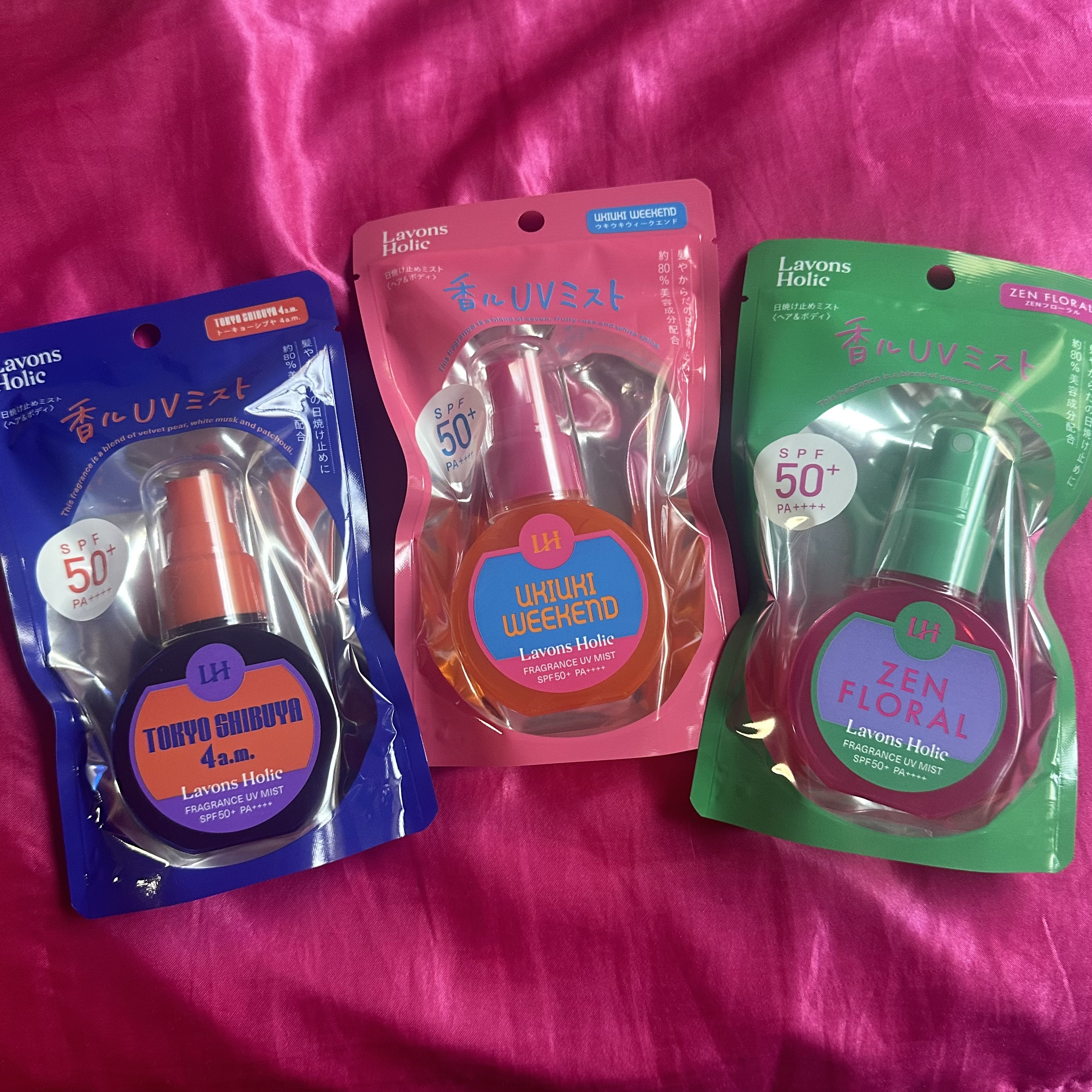 香ルUVミスト トーキョーシブヤ/ラボンホリック/日焼け止めミスト・スプレーを使ったクチコミ（3枚目）