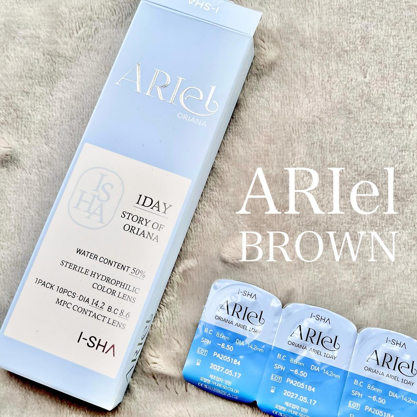 ORIANA ARIEL/i-sha/カラーコンタクトレンズを使ったクチコミ（1枚目）