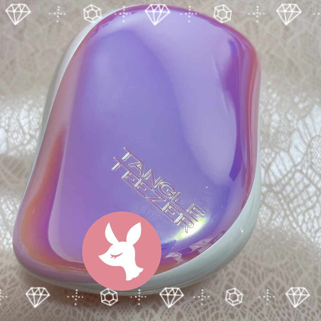 コンパクトスタイラー ピンククローム/TANGLE TEEZER/ヘアブラシを使ったクチコミ（1枚目）