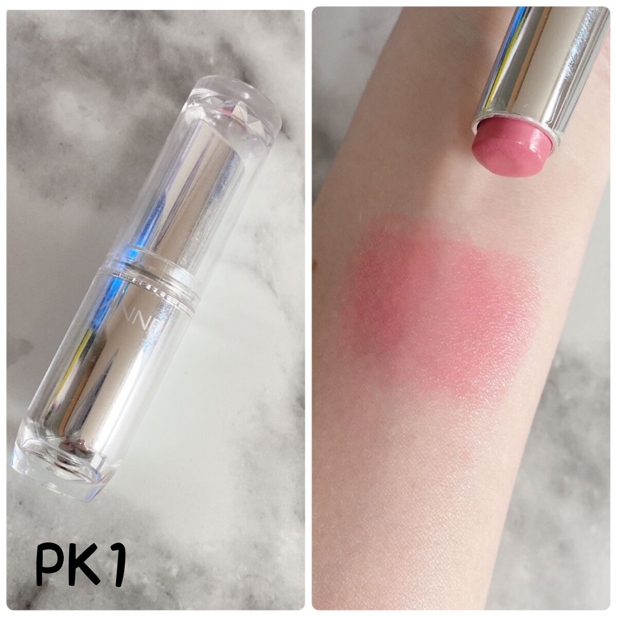 ラスティンググロスリップ/CEZANNE/口紅を使ったクチコミ（1枚目）