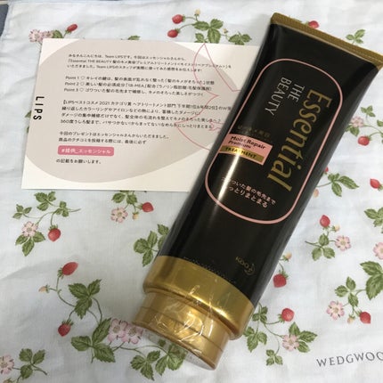 THE BEAUTY 髪のキメ美容プレミアムトリートメント<モイストリペアプレミアム>/エッセンシャル/洗い流すヘアトリートメントを使ったクチコミ(1枚目)