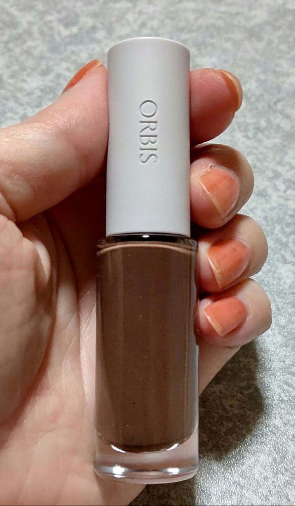 ネイルカラー ソフィスティケーティッドブラウン/オルビス/マニキュアを使ったクチコミ（1枚目）