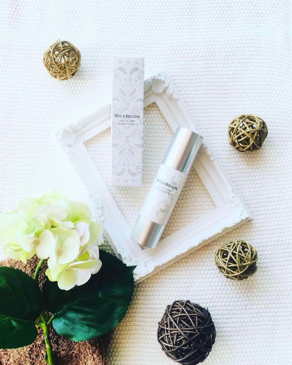 オールインワン エマルジョン No.11/ライスビギン/オールインワン化粧品を使ったクチコミ（1枚目）