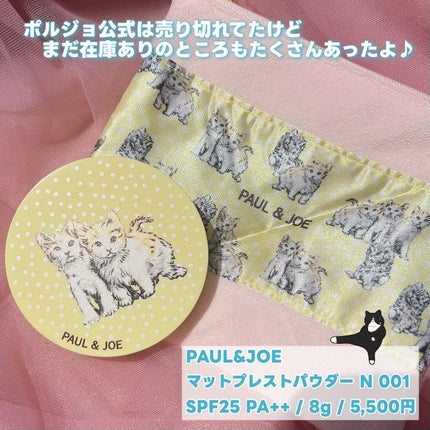 マット プレスト パウダー N/PAUL & JOE BEAUTE/プレストパウダーを使ったクチコミ(9枚目)