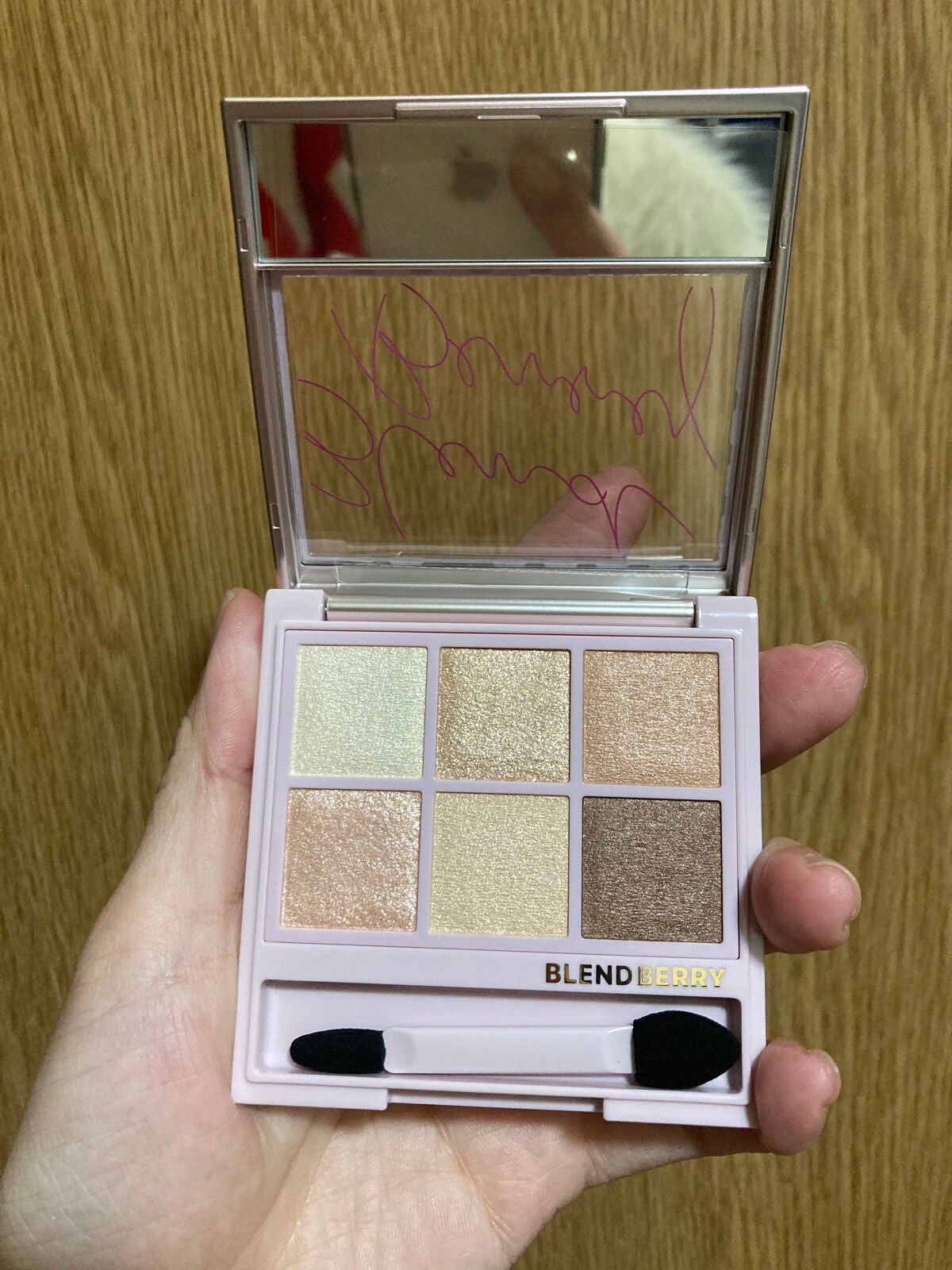 オーラクリエイション/BLEND BERRY/アイシャドウパレットを使ったクチコミ(4枚目)