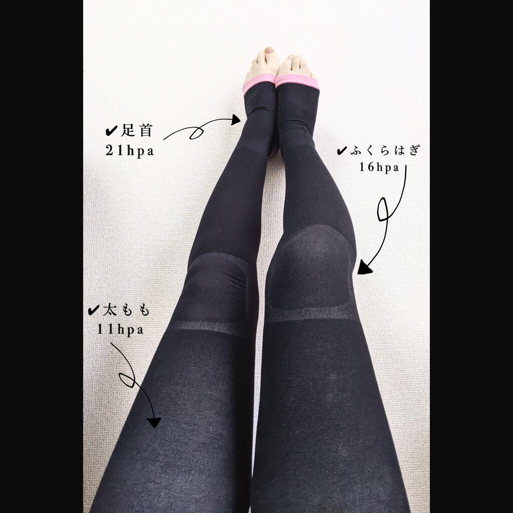 寝ながらメディキュット スパッツ 骨盤テーピング/メディキュット/着圧ソックス・レギンスを使ったクチコミ（3枚目）