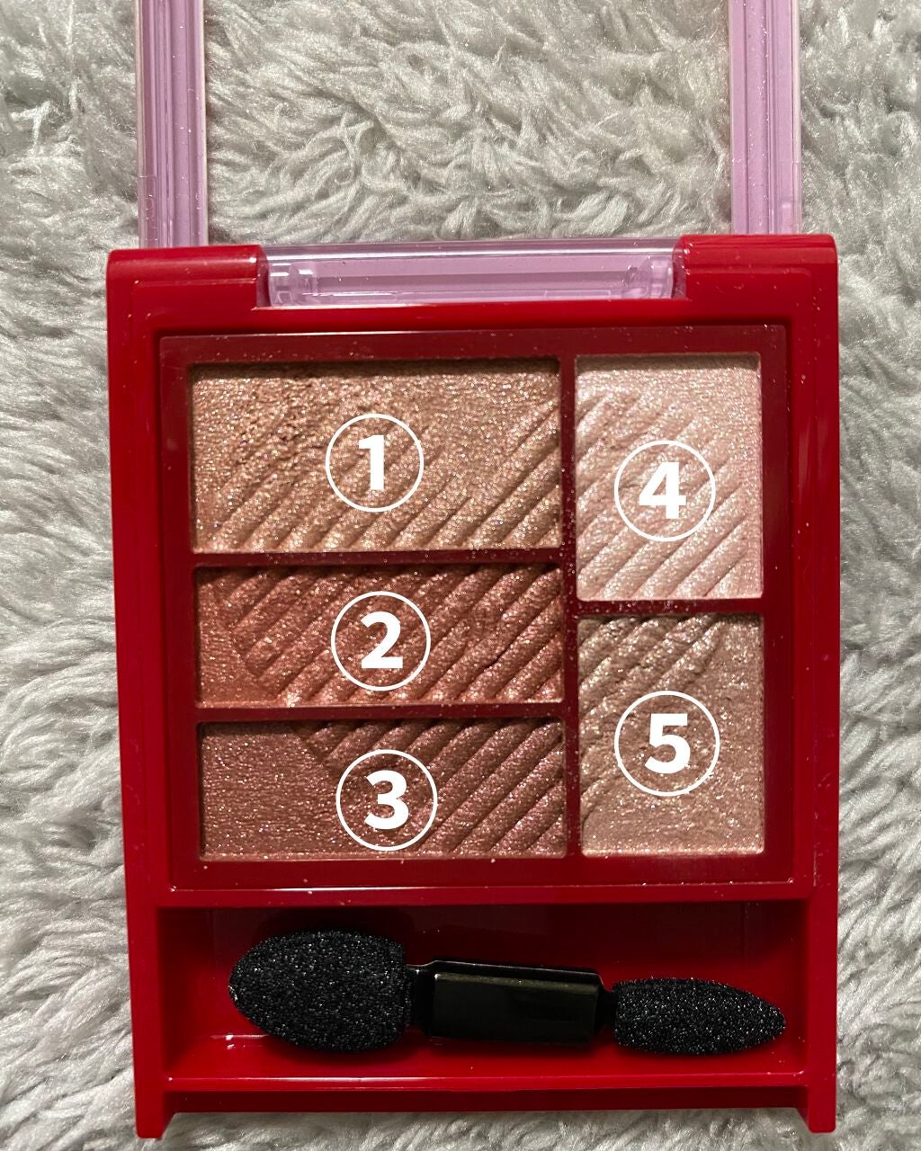 トリプルレシピアイズ/インテグレート/アイシャドウパレットを使ったクチコミ(2枚目)