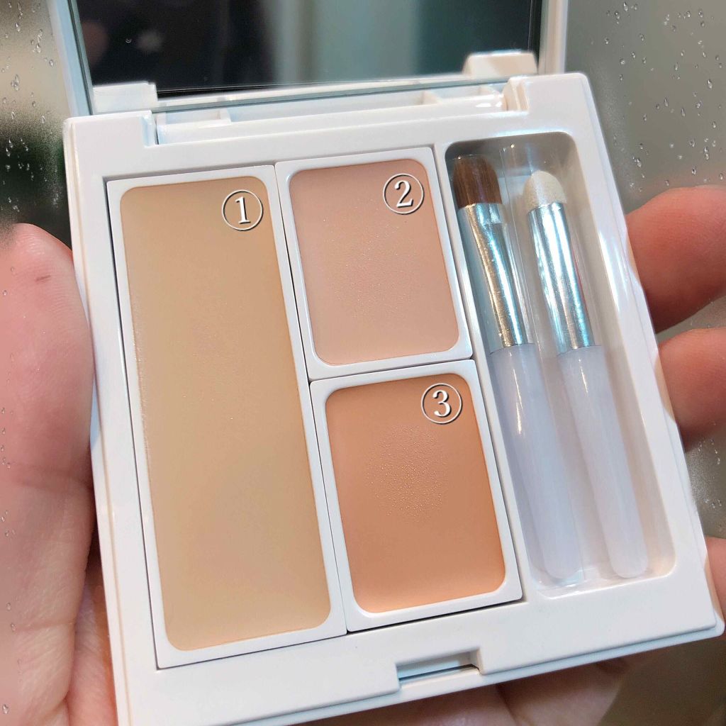 ナチュラルホワイトニングコンシーラー SPF32 PA++/MiMC/パレットコンシーラーを使ったクチコミ（2枚目）