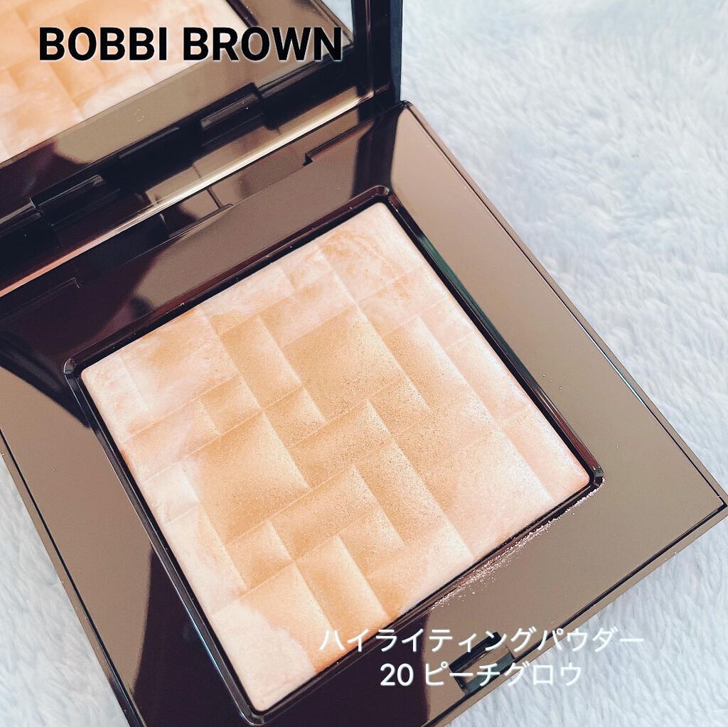 ハイライティング パウダー 20 ピーチグロウ（限定）/BOBBI BROWN/パウダーハイライトを使ったクチコミ（1枚目）