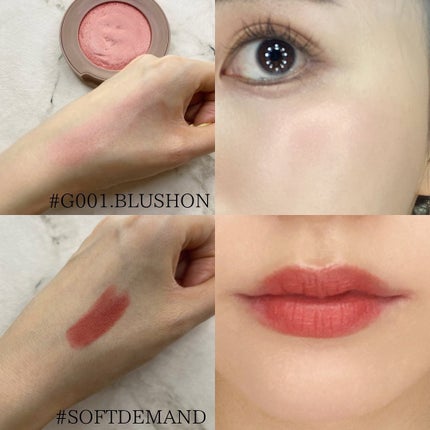 rina on LIPS 「韓国おすすめコスメ♡hinceのチークとリップはかなりおすすめ..」(4枚目)