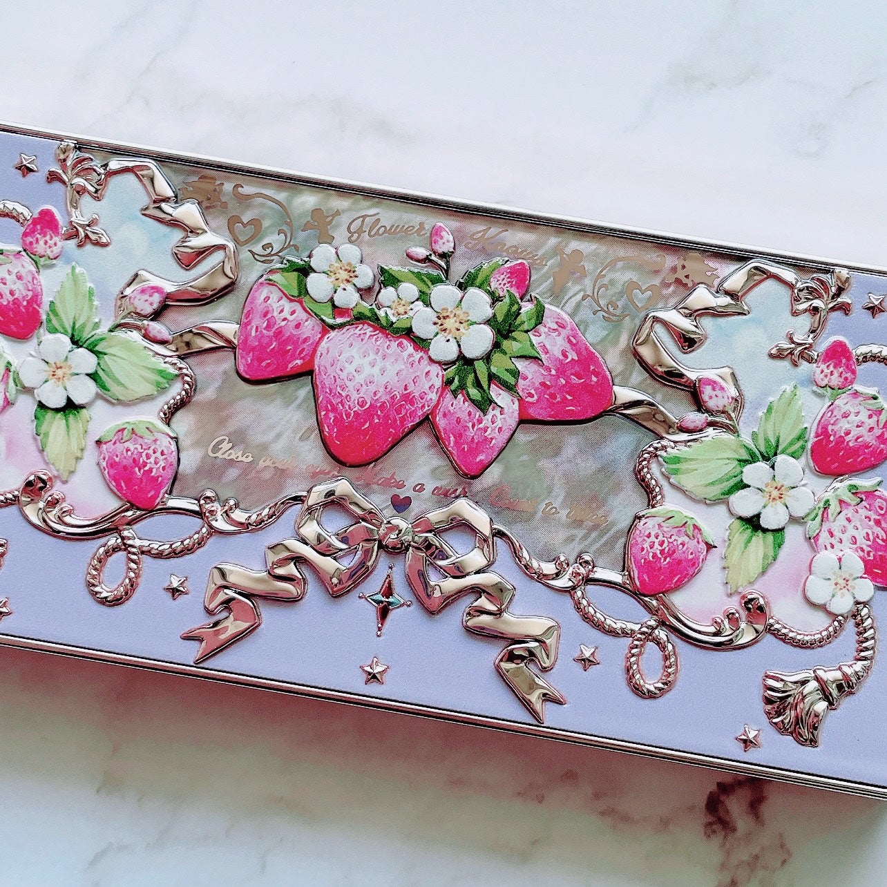 ストロベリーロココ アイシャドウパレット/FlowerKnows/アイシャドウパレットを使ったクチコミ(5枚目)