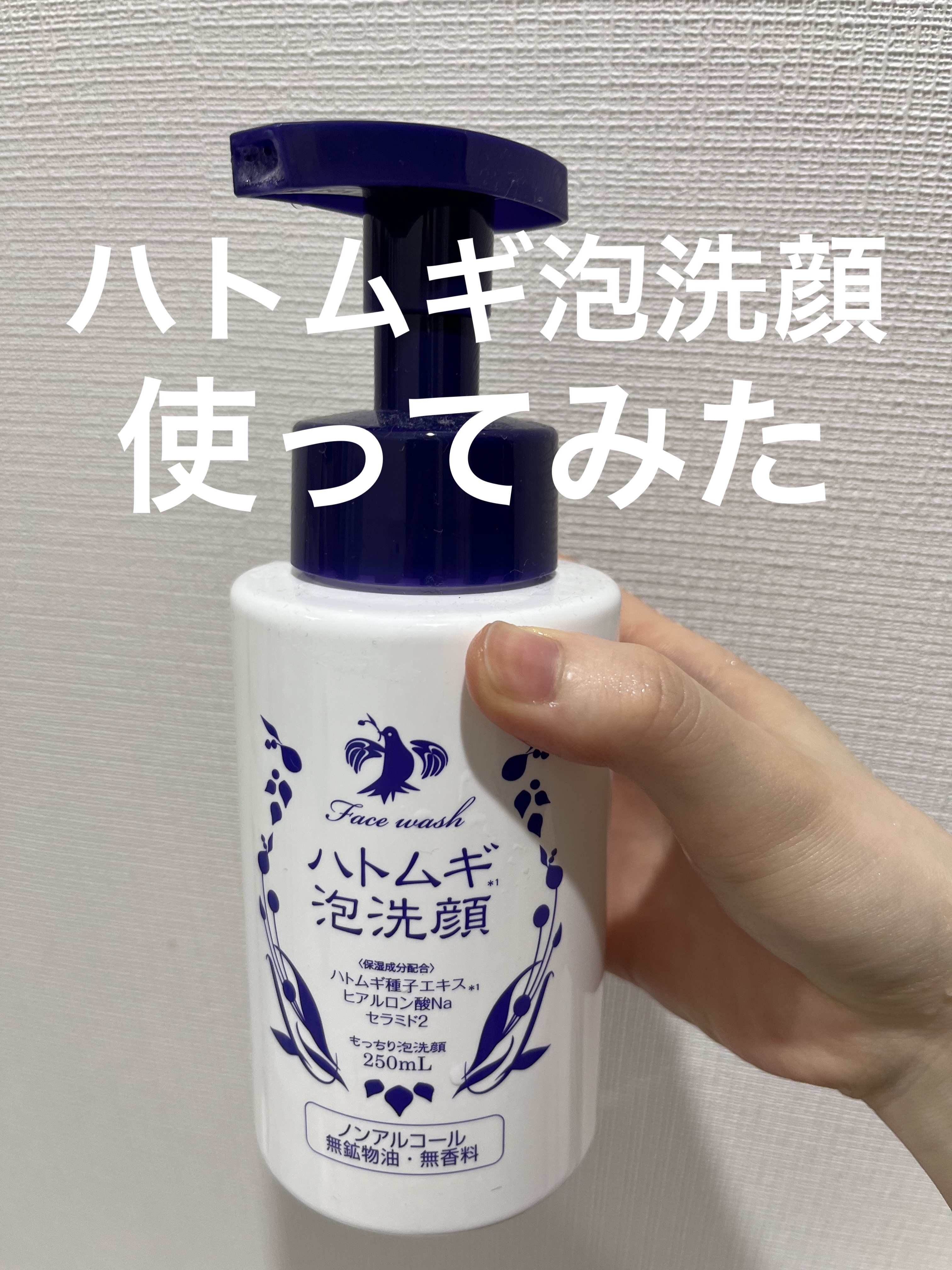 ハトムギ泡洗顔/株式会社イヴ/泡洗顔を使ったクチコミ（1枚目）