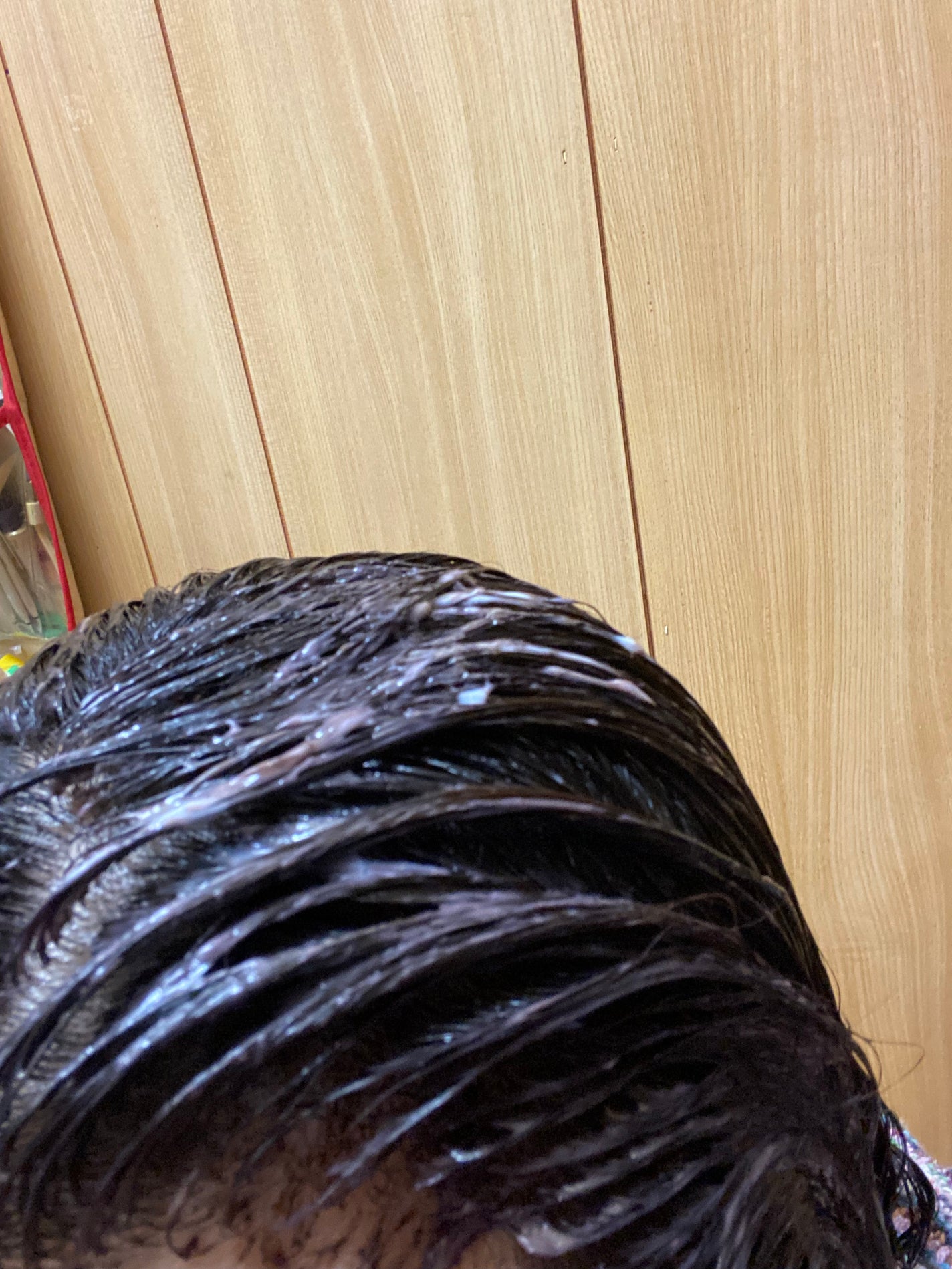 無香料ヘアカラー 早染めクリーム(白髪用)/サロン ド プロ/ヘアカラーを使ったクチコミ(2枚目)