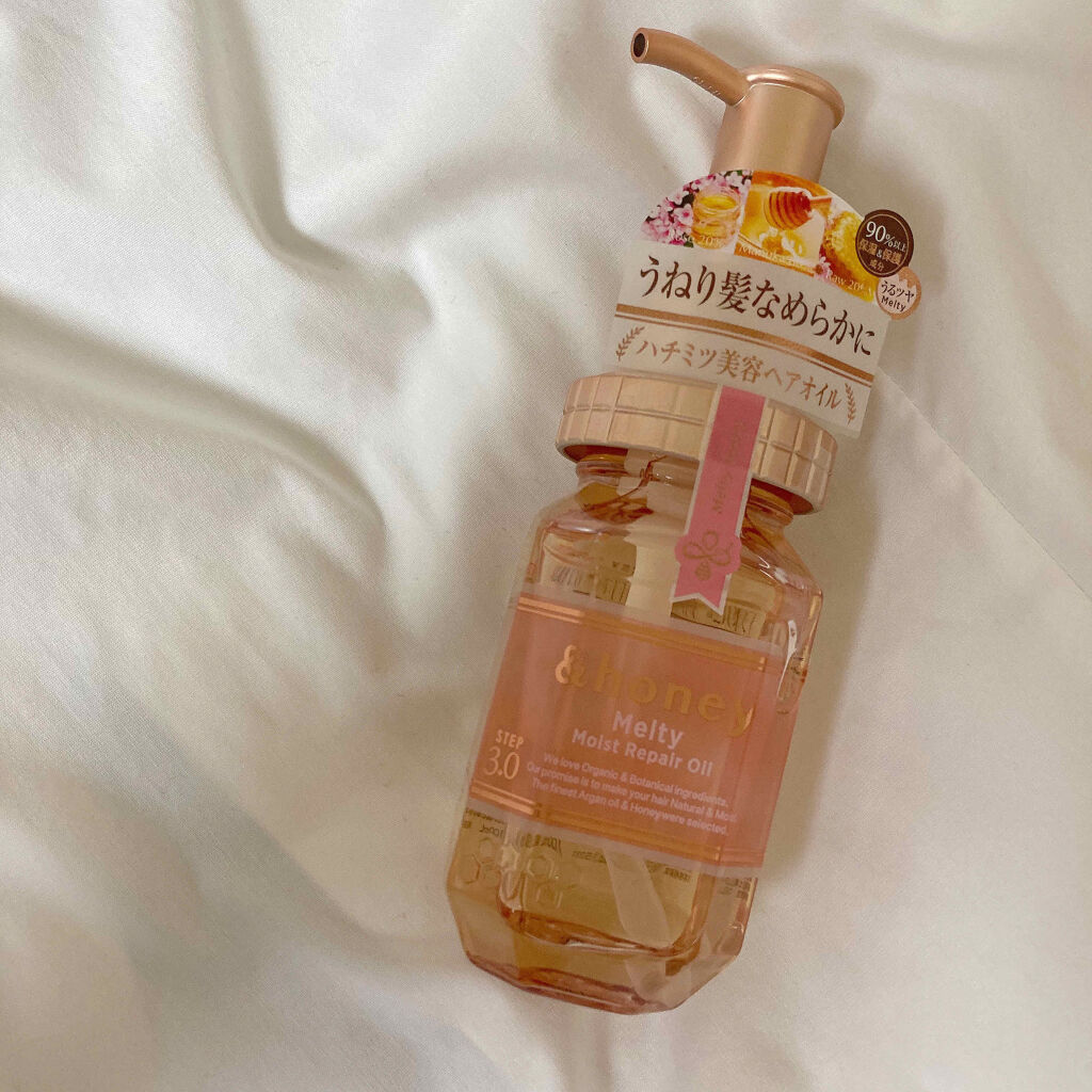 &honey メルティ モイストリペア ヘアオイル 3.0/&honey/ヘアオイルを使ったクチコミ（1枚目）
