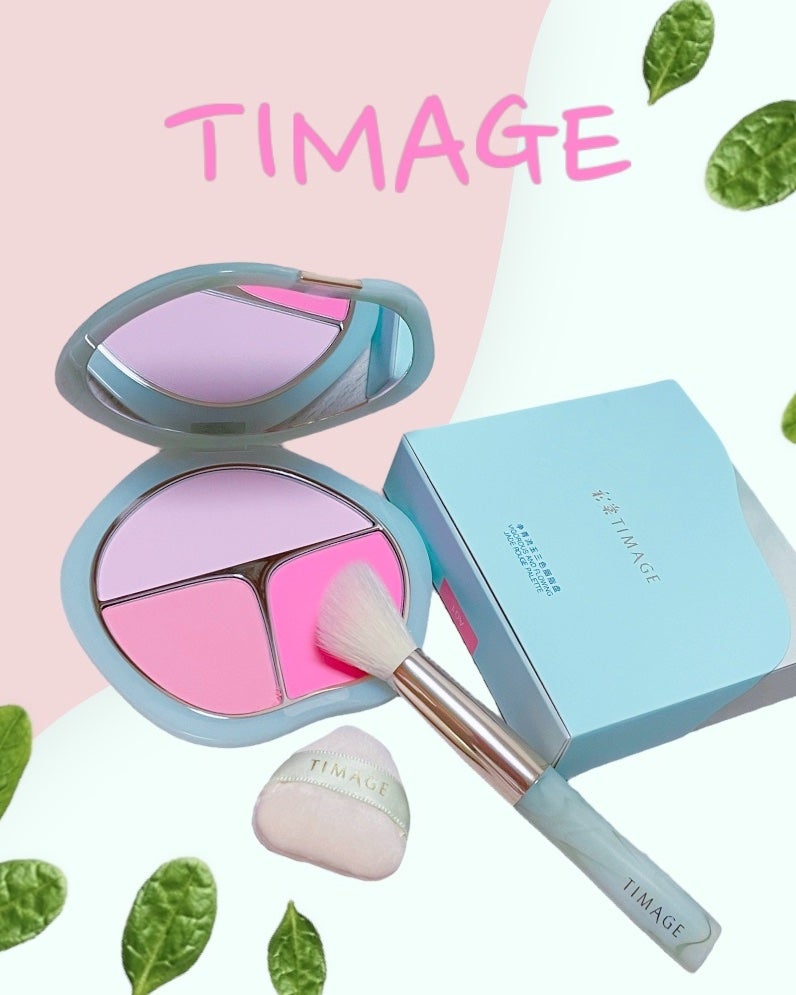 TIMAGE 3色チークパレット/TIMAGE/パウダーチークを使ったクチコミ(1枚目)