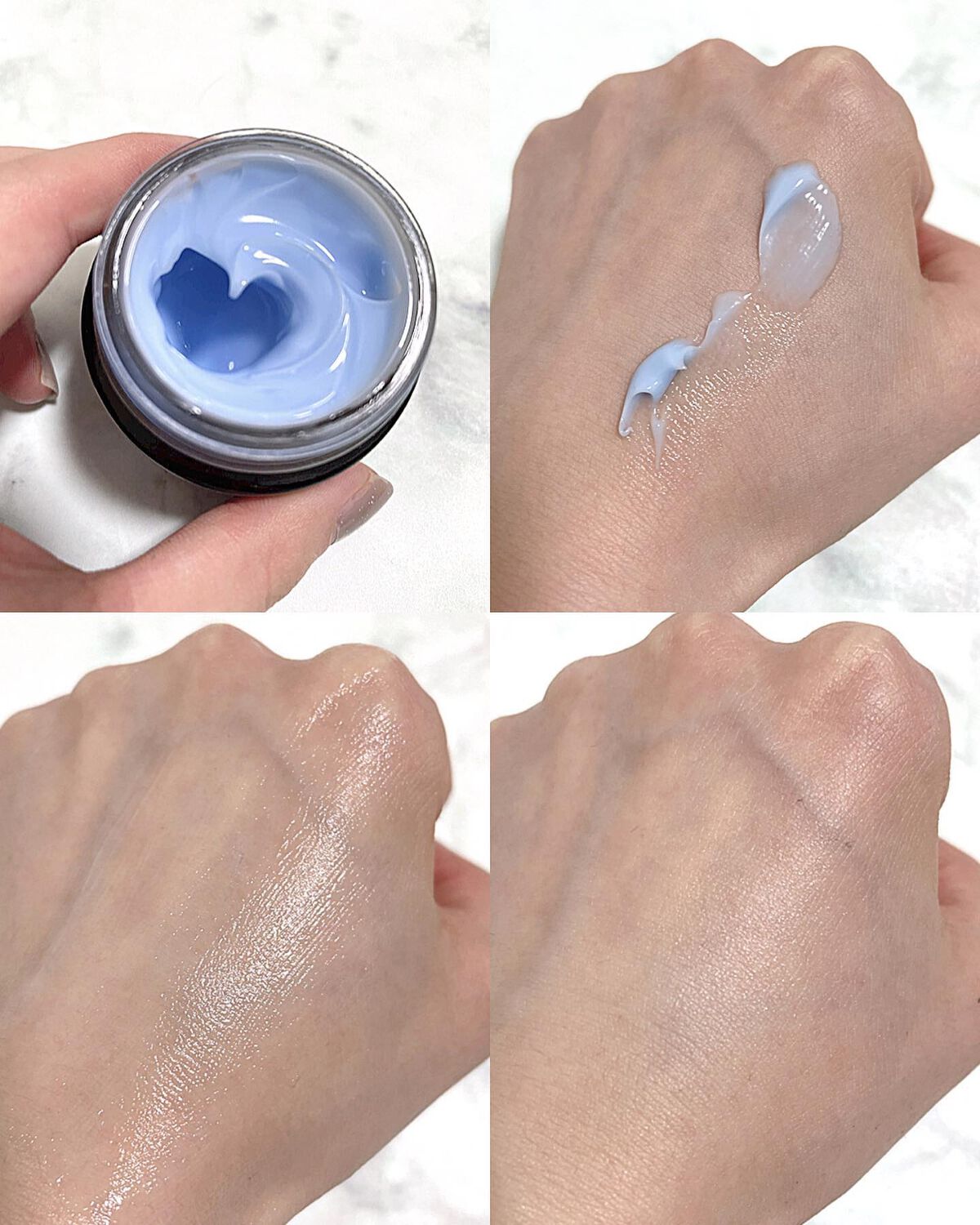 ミッドナイトブルーカーミングクリーム/Klairs/フェイスクリームを使ったクチコミ(4枚目)