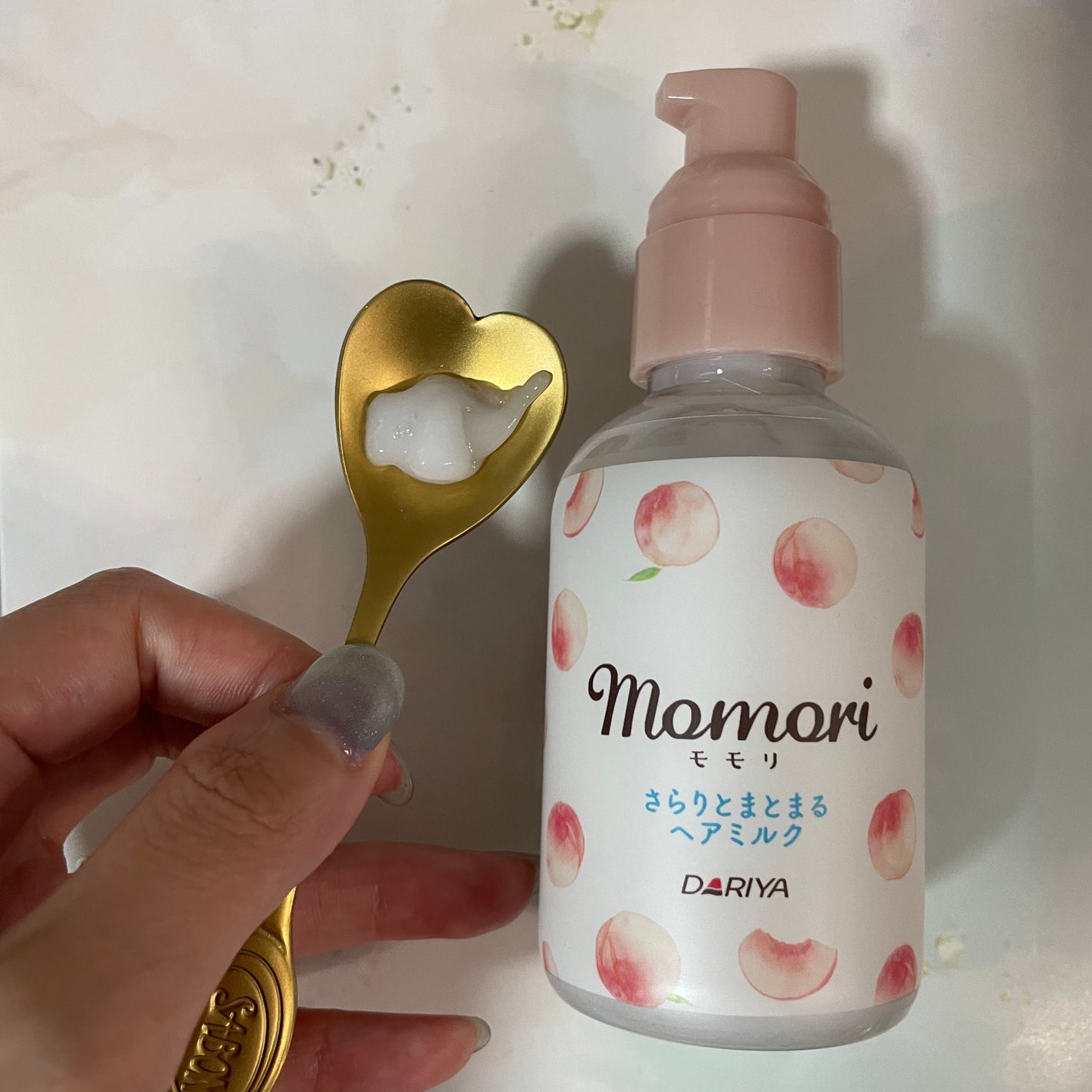 さらりとまとまるヘアミルク/モモリ/ヘアミルクを使ったクチコミ(3枚目)