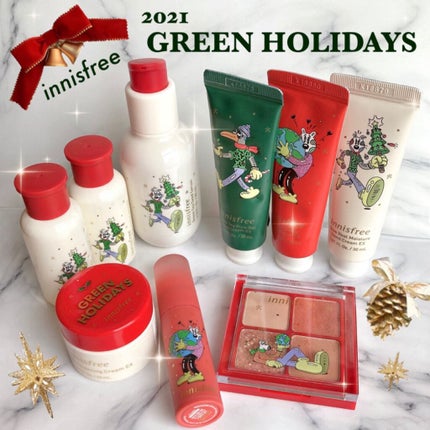 きなこぱん🍞 on LIPS 「【innisfree】2021GREENHOLIDAYS🎄❄️..」(1枚目)