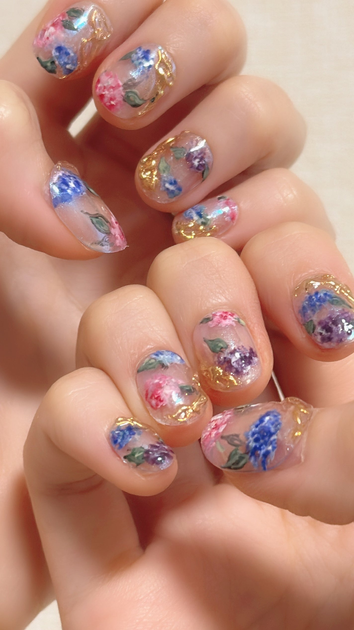 𝐑𝐲𝐨𝐧𝐚 ✿ on LIPS 「紫陽花𝐧𝐚𝐢𝐥…💜✩.。…………………。.✩#あじさいネイル#..」(5枚目)