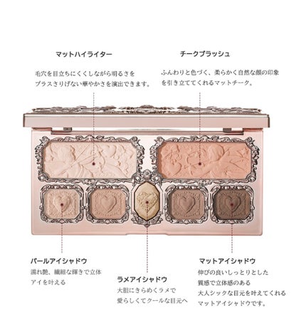 FlowerKnows ストロベリーキューピッドコレクション  allinBOX /FlowerKnows/ジェル・クリームアイシャドウを使ったクチコミ(2枚目)