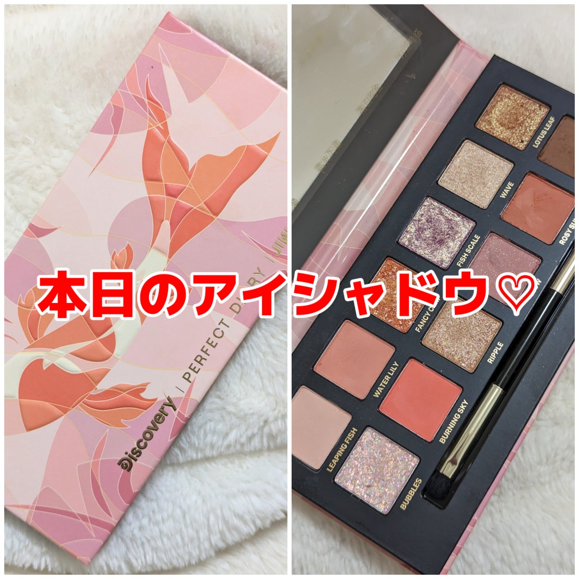 エクスプローラ12色 動物アイシャドウパレット 鯉/PERFECT DIARY/アイシャドウパレットを使ったクチコミ（1枚目）