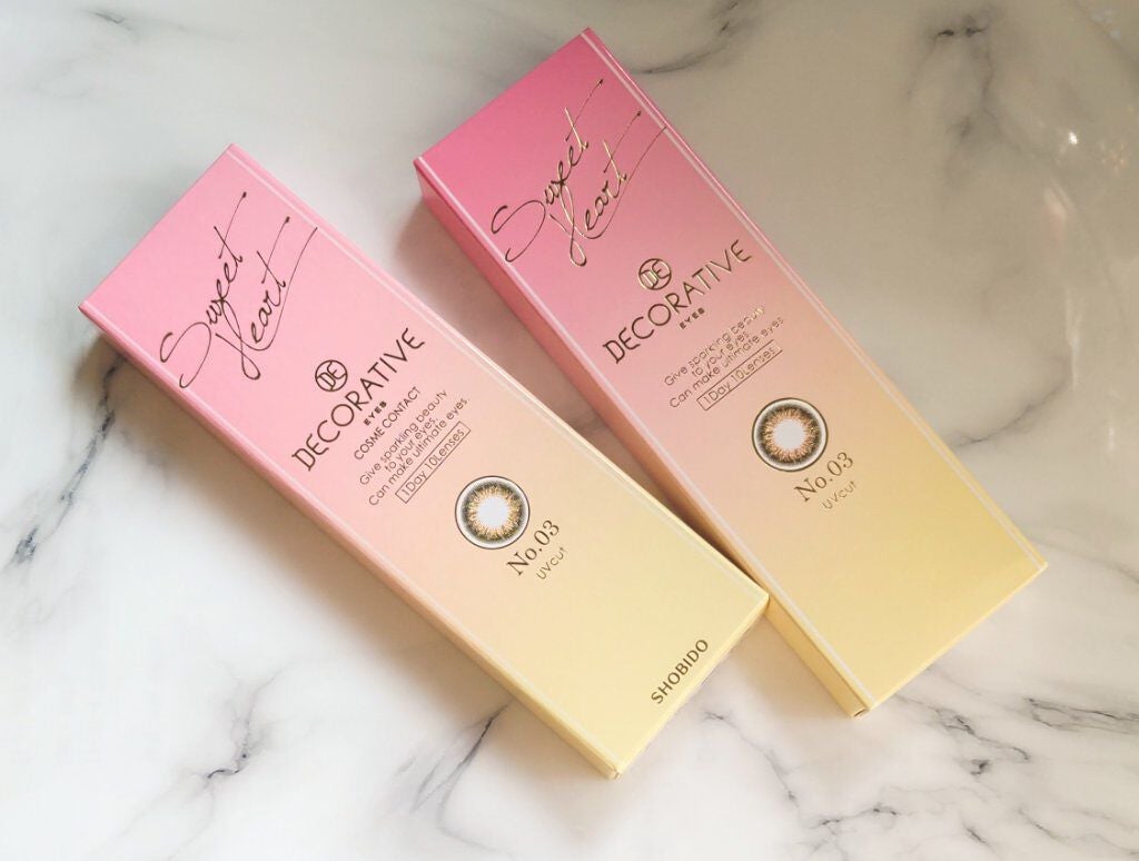 デコラティブアイズ UVモイスト/Decorative Eyes/カラーコンタクトレンズを使ったクチコミ(4枚目)