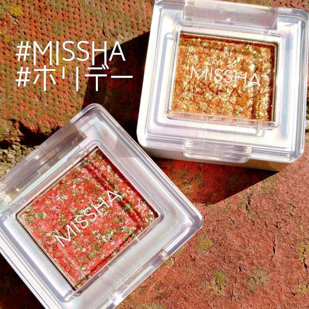 グリッタープリズム シャドウ/MISSHA/グリッターを使ったクチコミ(1枚目)