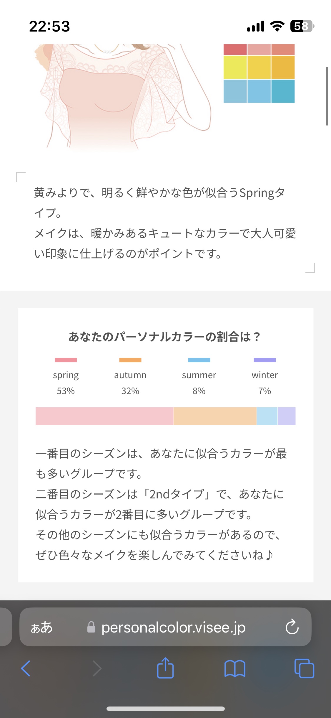   パーソナルカラー診断/Visée/その他を使ったクチコミ（3枚目）