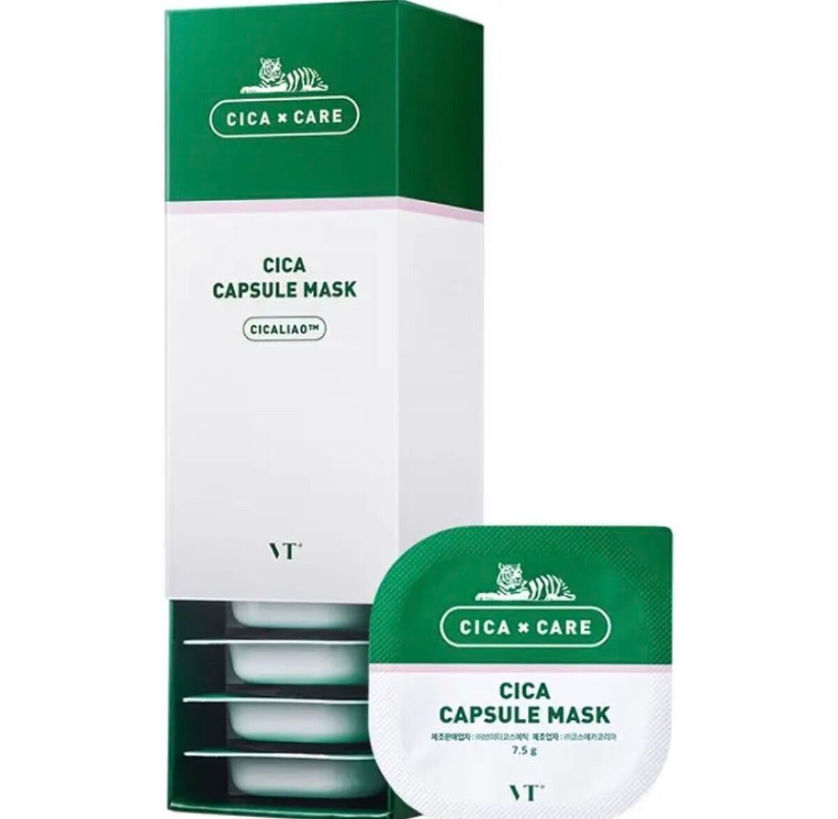 CICA カプセルマスク/VT/洗い流すパック・マスクを使ったクチコミ(1枚目)