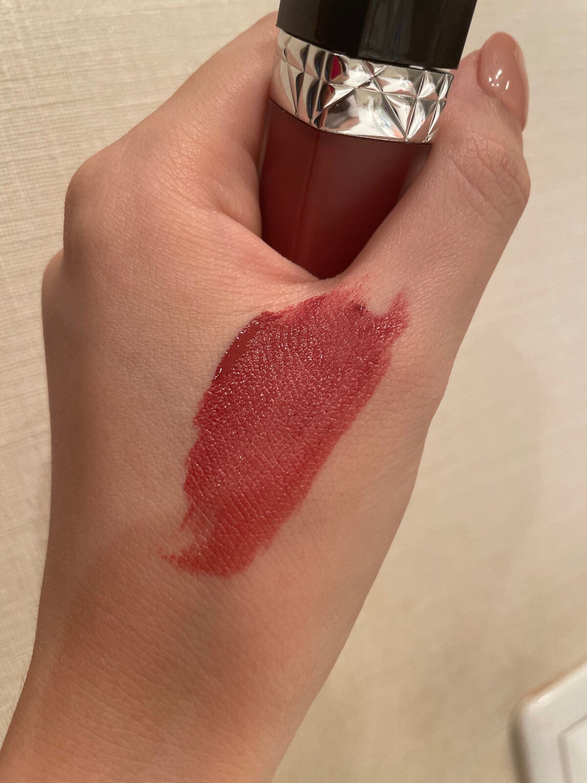 ルージュ ディオール フォーエヴァー リキッド/Dior/口紅を使ったクチコミ(3枚目)