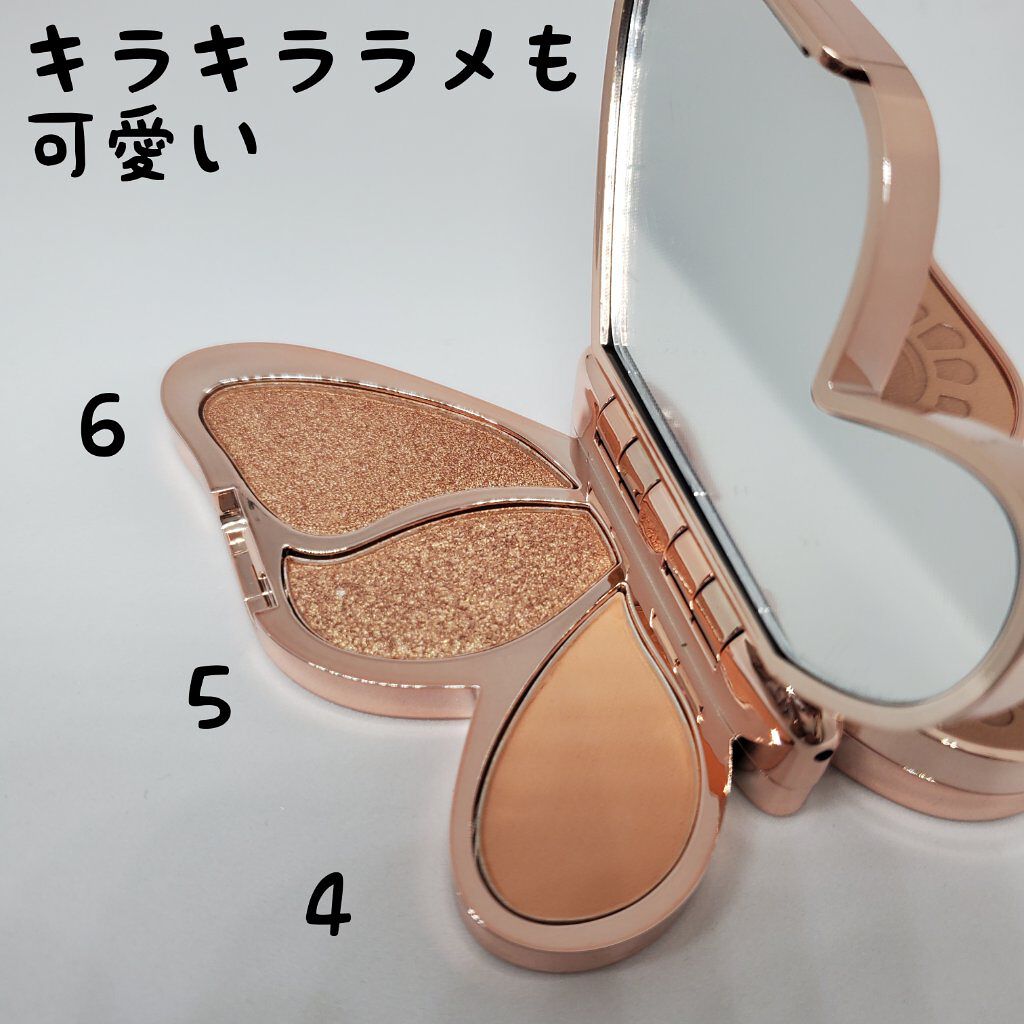 butterfly 6 colors Eye Shadow/gecomo/アイシャドウパレットを使ったクチコミ（3枚目）