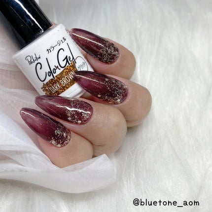 パル カラージェル ダークブラウン/キャンドゥ/ジェルネイルの画像